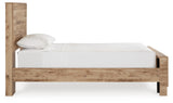 Signature Design by Ashley Hyanna Rustic Twin Panel Bed, Foundation or Box Spring Needed, Light Brown Signature Design by Ashley