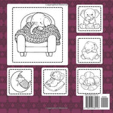 Cozy Elephant Coloring Book: Bold and Easy Designs for Elephant Lovers – Fun for Kids and Adults Majosta