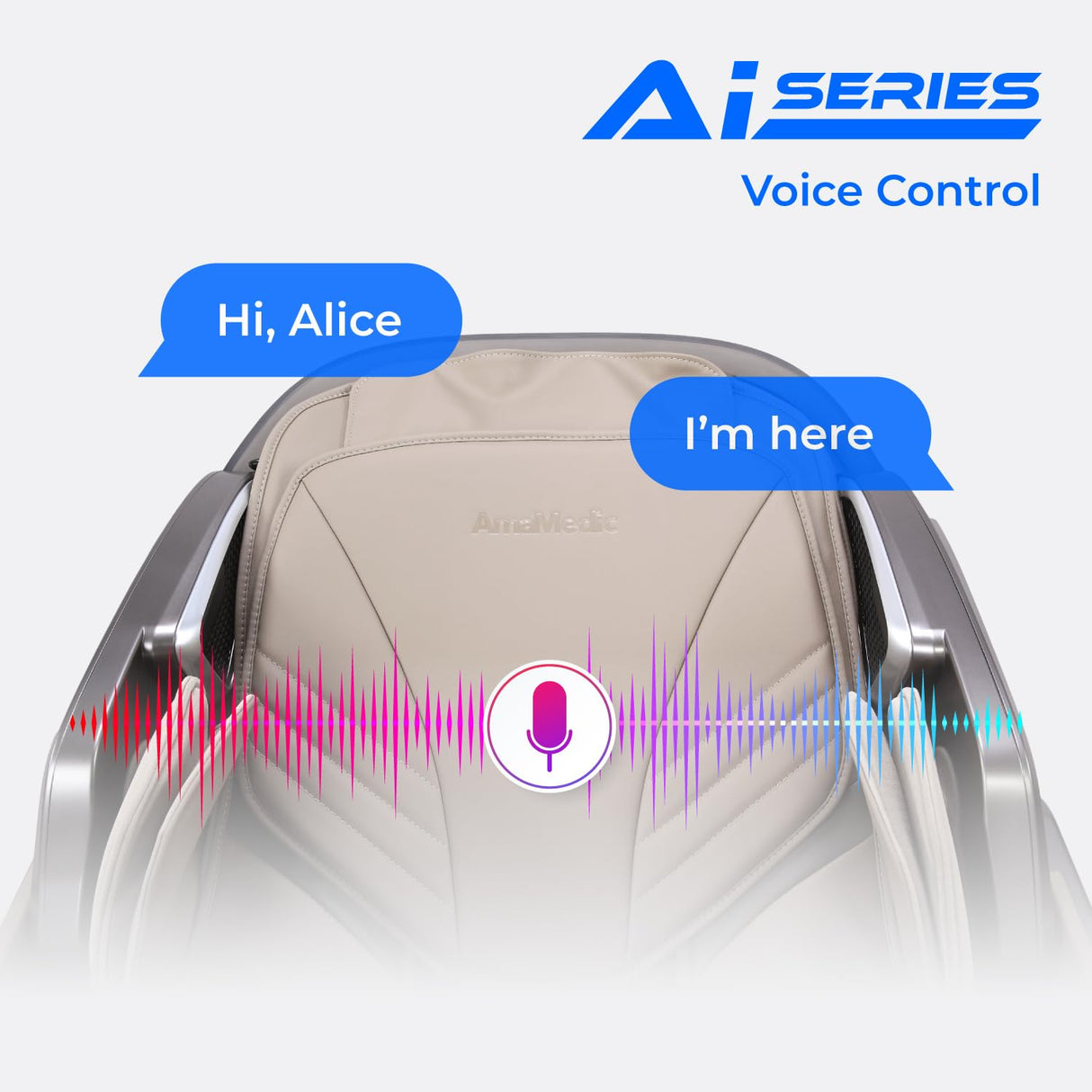 AmaMedic 2025 Revive | 4D Massage | Full Body Massage Chair | Health Fingerprint Sensor| AI Health Detection| 40 Cell Full Body Air Massage | Black (Black) AmaMedic