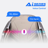 AmaMedic 2025 Revive | 4D Massage | Full Body Massage Chair | Health Fingerprint Sensor| AI Health Detection| 40 Cell Full Body Air Massage | Black (Black) AmaMedic