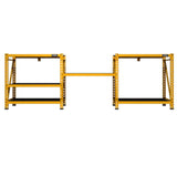 DEWALT 4-Foot Tall, 3-Shelf Industrial Workshop/Garage Storage Rack, Total Capacity: 4,500 lbs. DEWALT