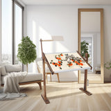 Adjustable Cross Stitch Frame Stand,Wooden Frame for Sewing Embroidery Cross Stitch with Scroll,Desktop Embroidery Stand Side Pocket for Gadget Pine Material HURRISE