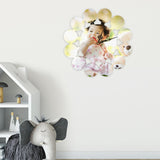 TEHAUX Sublimation Wall Clock Round Wall Clock Sublimation Clock Blank Sublimation Alarm Clocks Heat Press Blank Clock Non-Ticking Wall Clocks 3D Wall Clock Child Puzzle Hot Pressing TEHAUX