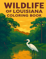 Wildlife of Louisiana Coloring Book Majosta