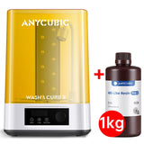 ANYCUBIC Wash and Cure 3 Station and ABS-Like Resin Pro 2 3D Resin, Grey 1KG ANYCUBIC