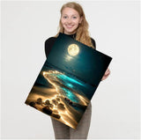 VIGEGU 6 Pack Beach Landscape Paint by Numbers Kit for Adults,Paint by Number DIY Adult Paint by Number Kits Acrylic Oil Painting for Wall Decor 9.5x12in VIGEGU