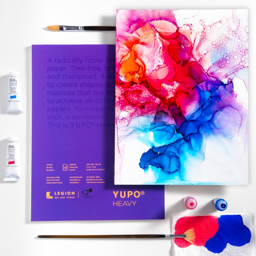 Yupo Paper Painting and Drawing, Multi 9-x-12-Inch Legion