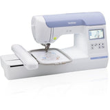 Brother PE800 Embroidery Machine, 138 Built-in Designs, 5" x 7" Hoop Area, Large 3.2" LCD Touchscreen, USB Port, 11 Font Styles Brother