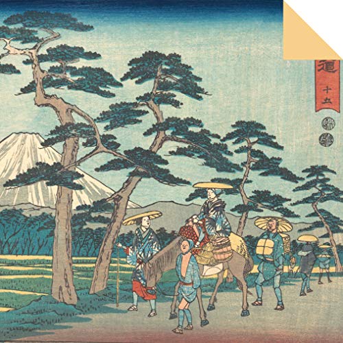Origami Paper 200 sheets Hiroshige Prints 6 3/4" (17 cm): High-Quality Double Sided Origami Sheets With 12 Different Woodblock Prints (Instructions for 6 Projects Included) Tuttle Publishing