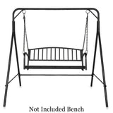 Outvita Metal Swing Stand, 550lbs Heavy Duty Steel A-Frame Stand Powder Coated Finish for Kids, Adults Outdoor Backyard Patio Porch Outvita