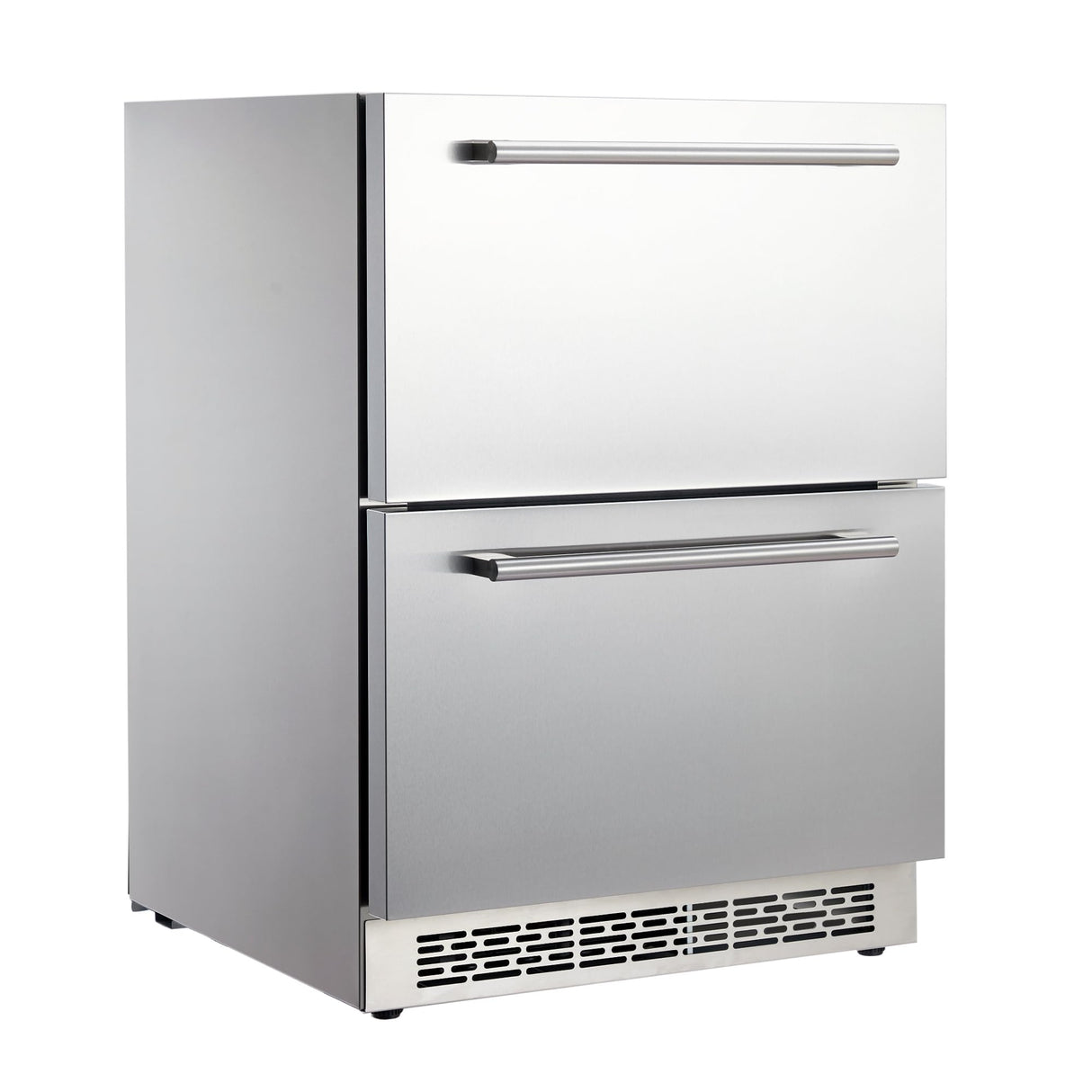 Garvee 24 inch Undercounter Refrigerator, 5.12 Cu.Ft Outdoor Fridge for Patio, Wine and Beverage Refrigerator, Drawer Refrigerator Under Counter Fridge Ideal for Home and Commercial (Silver) Garvee