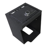 WASAI Center Console Gun Safe - Console Gun Vault Compatible with Ford Explorer 2020-2025, High Security Armrest Lock Box with Fingerprint Lock with Key WASAI