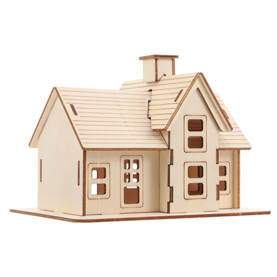Uonlytech 1 Set diorama puzzles for adults adult puzzle wooden jigsaw puzzles wooden puzzle for adults wooden house model assembly house puzzle funny puzzles model house manual log cabin 3D