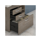 Bush Business Furniture Studio C Office Storage Cabinet with Drawers and Shelves, Modern Hickory (SCF130MHSU) Bush Business Furniture