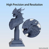 Siraya Tech Fast ABS-Like 3D Printer Resin, High Precision, Non-Brittle - Low Odor 405nm UV-Curing Photopolymer for 8K LCD/DLP Printing (Navy Grey, 2kg) Siraya Tech