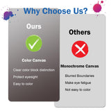 4 Pack Paint by Numbers Kit for Kids Paint by Number Kits Age 4-8 Painting Canvas for Kids Ages 8-12 Boys Framed Canvas Painting by Numbers Anime Drawing Kit Color by Numbers Kit for Kid 8x8 Inch AILIBUT