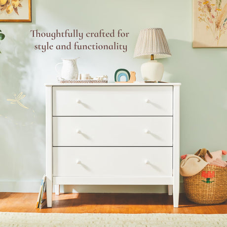 Little Seeds Clover 3-Drawer Dresser, Grove Green Little Seeds