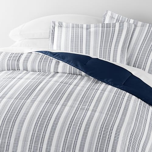 Linen Market Reversible Queen/Full Comforter Set (3 Piece) - Bring Luxury Home with Our Soft and Lightweight Down Alternative Comforters Queen Size - This Includes Your Comforter and 2 Pillow Shams Linen Market