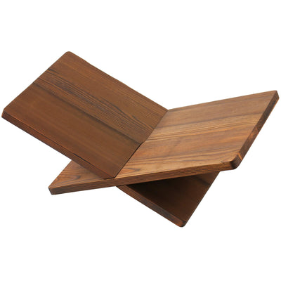 Book Stand for Reading - Solid Wood Book Holder for Open and Closed Books, Cookbook, Magazines, Textbooks (Redwood)