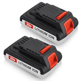 UTRBATT 3.6Ah 20V Replacement Battery Compatible with Black & Decker 20v Max LBXR20 LB20 LBX20 LBX4020 Extended Run Time Cordless Power Tools Series 2Pack UTRBATT