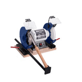 NAGU Compass CBN Grinding Wheels 8"x1-1/4"x5/8" GRIT 180 for Sharpening High Speed Steel of Woodturning Tools NAGU