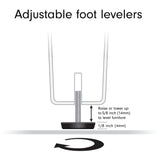 Henn&Hart Rectangular TV Stand for TV's up to 75" in Alder White, for Home, Living Room, Bedroom, Entertainment Room, Office Henn&Hart