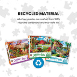 MasterPieces - 300 Piece Jigsaw Puzzle, Large EZ Grip Shapes, Mountain Hideaway, Fun for Adults, Seniors, Family, Kids, Non-Glare Finish, 18"x24" Masterpieces