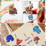 12 Pcs Baseball 5D DIY Diamond Art Painting Keychains Kits for Adult Beginners. Double Sided Hanging Baseball Keychains and Ornaments for Decoration Gifts (key05) Generic