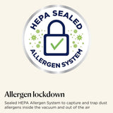 Bissell Pet Hair Eraser Turbo Lift-Off Vacuum, w/Self-Cleaning Brush Roll, HEPA Filtration, Powerful Pet Hair Pickup with TurboBrush Pivot Tool & LED-lit dusting Brush & Crevice Tool, 3774F Bissell