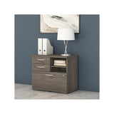 Bush Business Furniture Studio C Office Storage Cabinet with Drawers and Shelves, Modern Hickory (SCF130MHSU) Bush Business Furniture