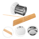 OFFSCH Stainless Steel Oil Brush for Pancakes Pancake Grease Brush Crepe Spreader Multipurpose Kitchen Tool OFFSCH