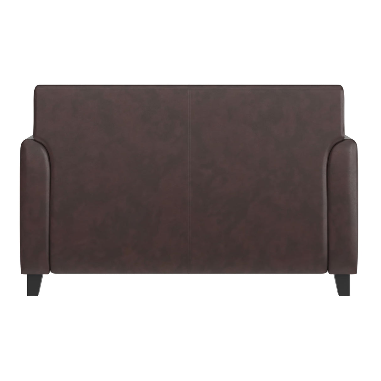 Flash Furniture HERCULES Diplomat Series Brown LeatherSoft Loveseat Flash Furniture