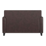 Flash Furniture HERCULES Diplomat Series Brown LeatherSoft Loveseat Flash Furniture