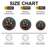 Jollitot Wooden Puzzles Adults, Dragon Library Puzzle 300 Pieces, Unique Animal Shaped Wood Challenging Jigsaw Puzzles Gifts for Adults, 13.4x13.3in Jollitot