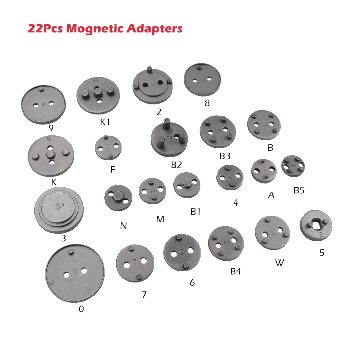 DKwoeshg Pneumatic Brake Caliper Compression Tool Kit, Air Operated Disc Brake Piston Wind Back Rewind Tool Set for Automotive Maintenance and Repair DKwoeshg