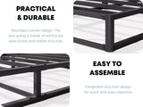 RLDVAY Full-Size Box-Spring, 5 inch Low Profile Only, Heavy Duty Metal Box Spring Full with Fabric Cover, Easy Assembly, Non Slip, Noise Free RLDVAY