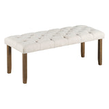 Bellemave 6-Piece Dining Table Set for 6 Farmhouse Kitchen Table Set with 4 Upholstered Chairs and Bench, Rectangular Dining Room Set for Kitchen, Dining Room (Walnut) Bellemave