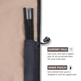 ULTCOVER Patio Parasol 600D Waterproof Outdoor Market Extra Large Umbrella Cover - Fits Double-Sided Umbrella 13-15 Feet ULTCOVER