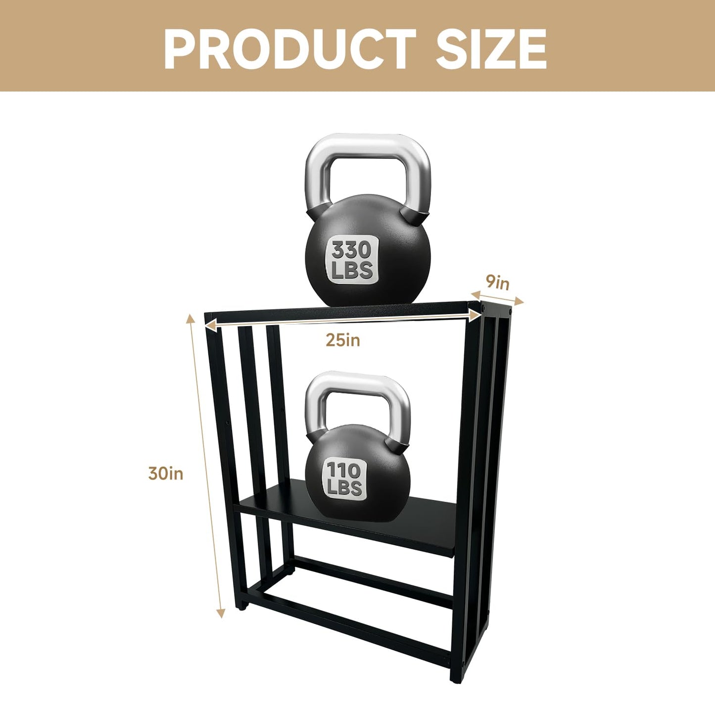 MEWSDEN 10 Gallon Fish Tank Stand, Heavy Duty Metal Aquarium Stands, Reptile Tank, Turtle Tank, Breeder Tank Stand, Fish Tank and Stand Combo Set (10 Gallon 24.8"x9.25")