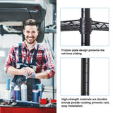 6-Tier Wire Shelving Unit,Adjustable Metal Storage Rack,42" W x 16" D x 72" H,Heavy Duty Black Wire Shelf,1500 lbs Capacity,NSF Certified, Multi-Use Storage Rack for Kitchen, Garage, Pantry, Basement YRLLENSDAN