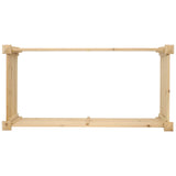 Sunnydaze 48.25-Inch Rectangular Wood Raised Garden Bed - Elevated Planter Box for Flower, Vegetable, and Herb Gardening Sunnydaze