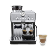 De'Longhi La Specialista Espresso Machine with Grinder, Milk Frother, 1450W, Barista Kit - Bean to Cup Coffee & Cappuccino Maker,Stainless Steel, Black De'Longhi