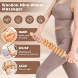 JUANWAN 12-in-1 Wood Therapy Massage Tools Wooden Massager Body Sculpting Tools Maderoterapia Kit Wood Therapy Tools for Muscle Pain Relief Body Shaping Anti-Cellulite JUANWAN