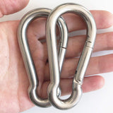 AIVOOF Hammock Hanging Kit, Heavy Duty Swing Hangers Eye Hooks for Hanging Swing Stainless Steel Hammock Hook Carabiner Set 800LB Capacity Swing Hardware for Yoga Hammock Swing Chair Indoor Outdoor AIVOOF