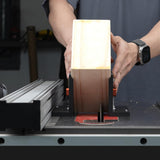 TOOLCOOL Spline Jig for Table Saw Router Table Strengthen Miter Joints and Add Design Element Suitable for Picture Frames Small Boxes and other Joinery Toolcool