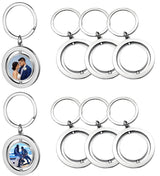 Joiit 6 Pieces Sublimation Blank Keychain Heat Press Transfer Pets Stamping Dog Cat Tags Double side Print Personalized Gifts… Joiit