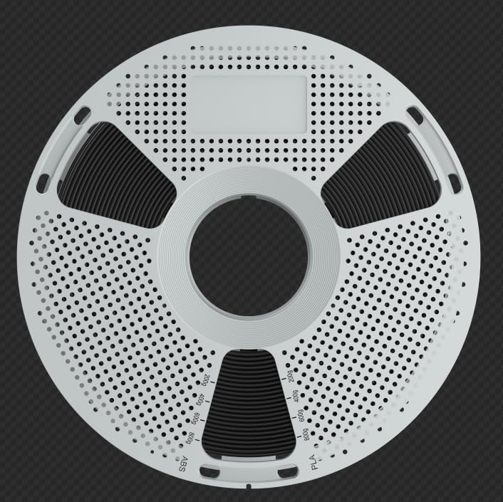 SUNLU PC-ABS 3D Filament 1.75mm 1KG, PC & ABS Hybrid 3D Filament, High-Strength, Paint & Plate Ready, Industrial-Grade, Heat-Resistant Spool, Dimensional Accuracy +/-0.02mm, 1KG Spool(2.2lbs), White SUNLU