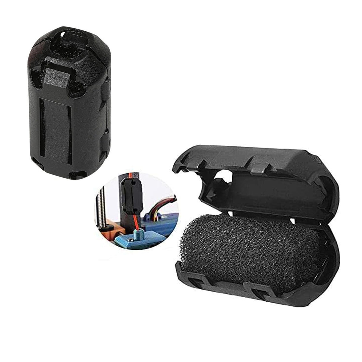 4pcs 3D Printer Filament Cleaner, Filament Filters Universal Dust & Static Electricity Removal Tool for Filament, Essential Accessories to Protect 3D Printers. WedFeir