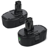 Qwenoer 2Pack 6.0Ah 18V Lithium Battery Replacement for Dewalt 18V Battery Compatible with 18 Volt Dewalt Batteries DC9096 DC9098 DC9099 DW9095 DW9096 DW9098 DE9039 (Not for DC9180) Qwenoer