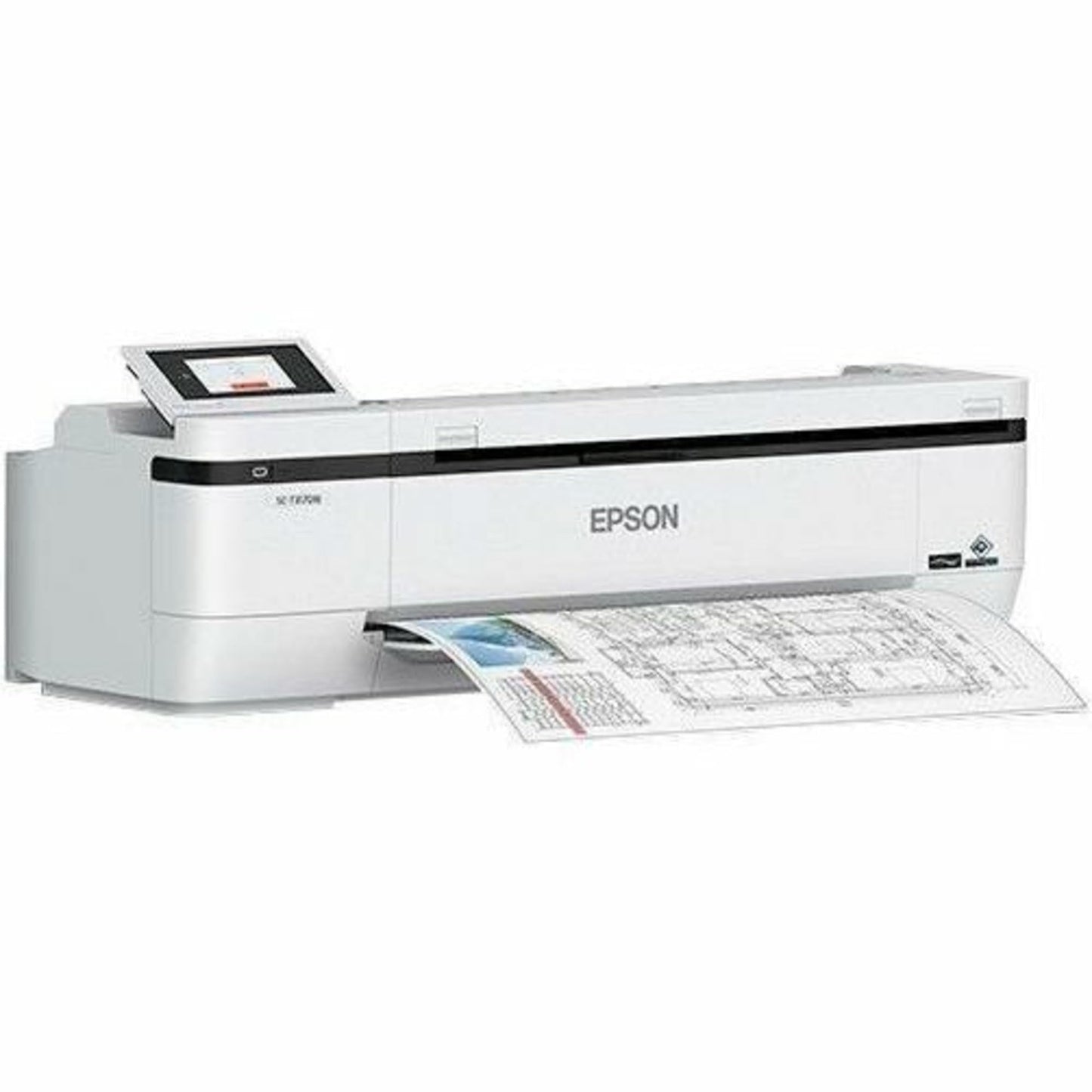 Epson SureColor T3170M 24" ultra-fast, compact Printer, Integrated Wireless & Wi-Fi Direct® connectivity, 24” wide 600dpi Scanner, CAD, Blueprints, Engineering, Graphics, Multifunction, Plotter,White